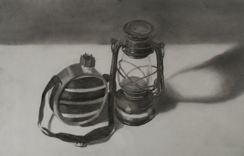 still-life-of-canteen-and-lantern